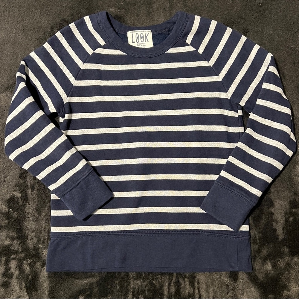 J. Crew Crewcuts Super Soft Striped Sweatshirt